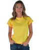 Butter Yellow Short Sleeve Cooling Breathe Tee Lightweight High Stretch
