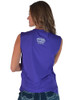 Purple Cooling Breathe Sleeveless Tee Lightweight High Stretch
