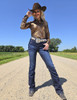 Copper Sequin Bootcut