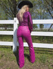 Hot Pink Pull-On Trousers