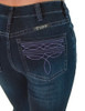 Purple Bootstitch Trousers