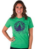 Bird's Bananza on Irish Green Unisex T-Shirt