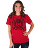 Aztec print on Red Unisex T-Shirt