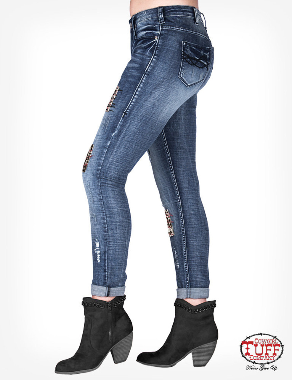 Wild Child Skinny - Cowgirl Tuff Company | Stretchjeans