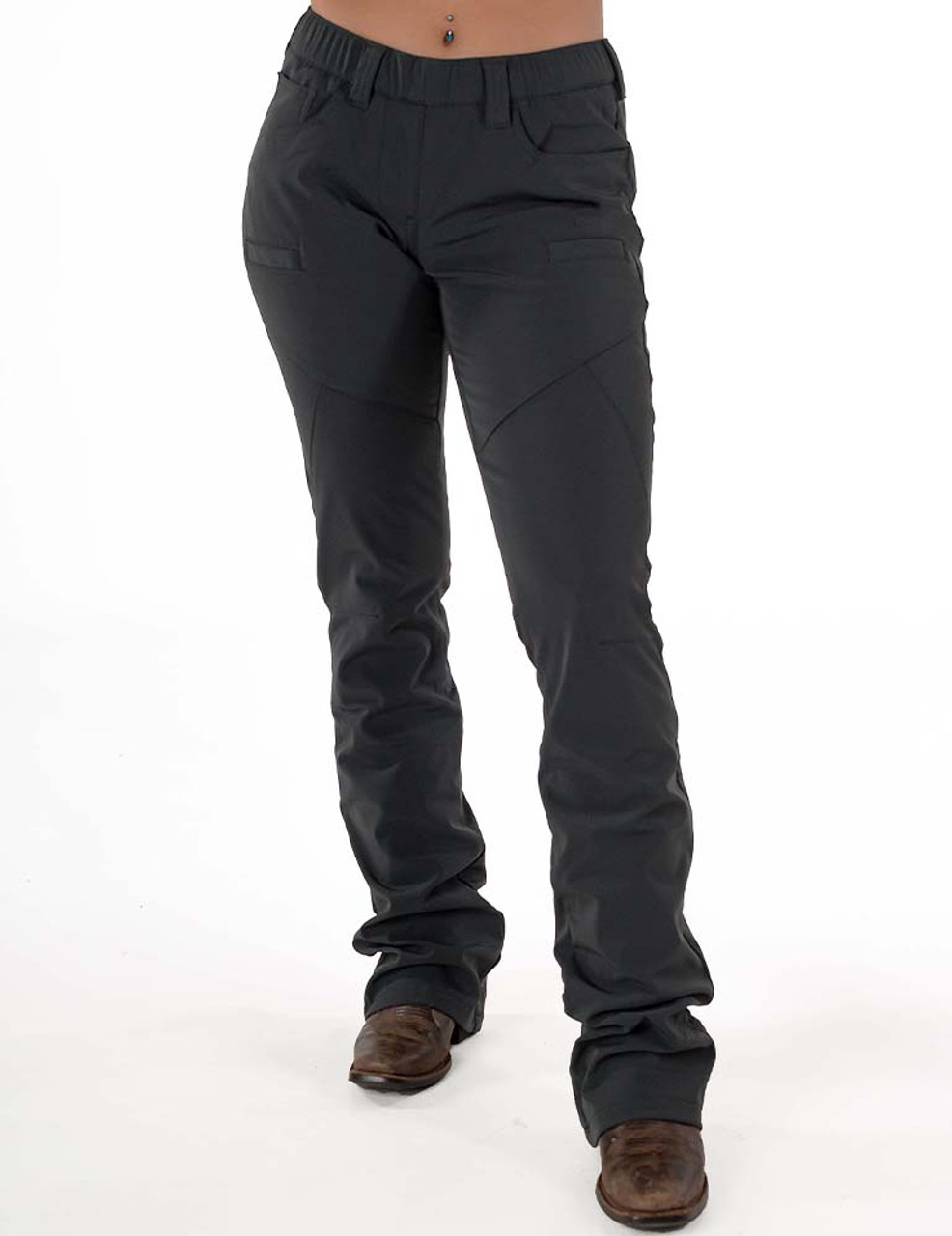 Work Hard Play Hard Charcoal - Cowgirl Tuff Co. & B. Tuff Jeans