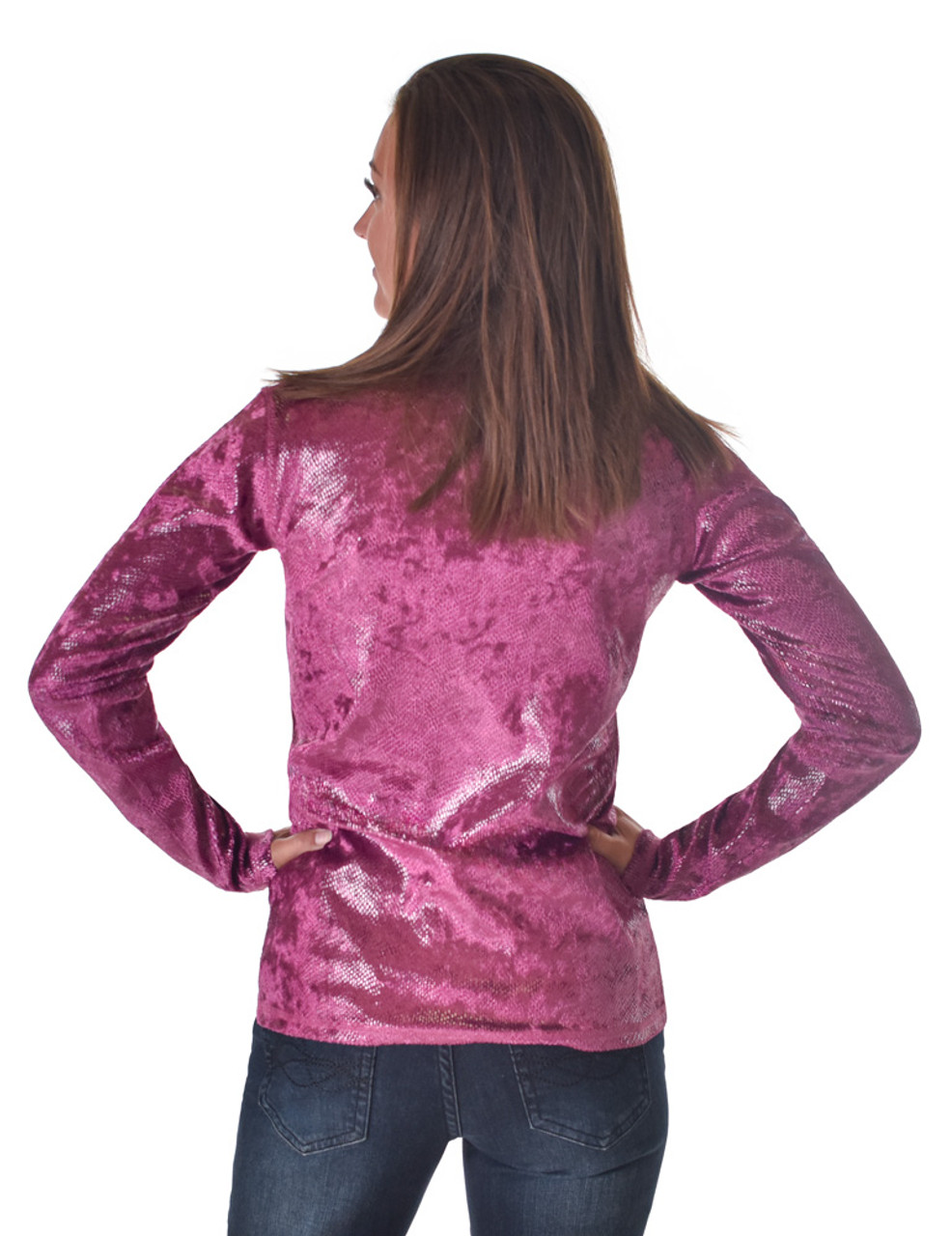 トップス ENOF / velour jersey zip tops velour jersey zip tops – ENOF