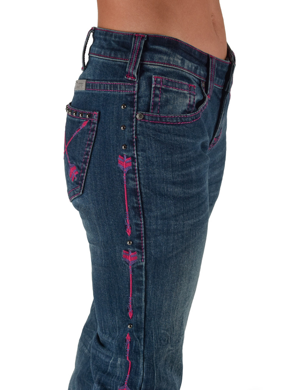 【MISCHIEF】 RHOMBUS SLOUCHY WASHED JEANS_ROSE BROWN 한섬 EQL