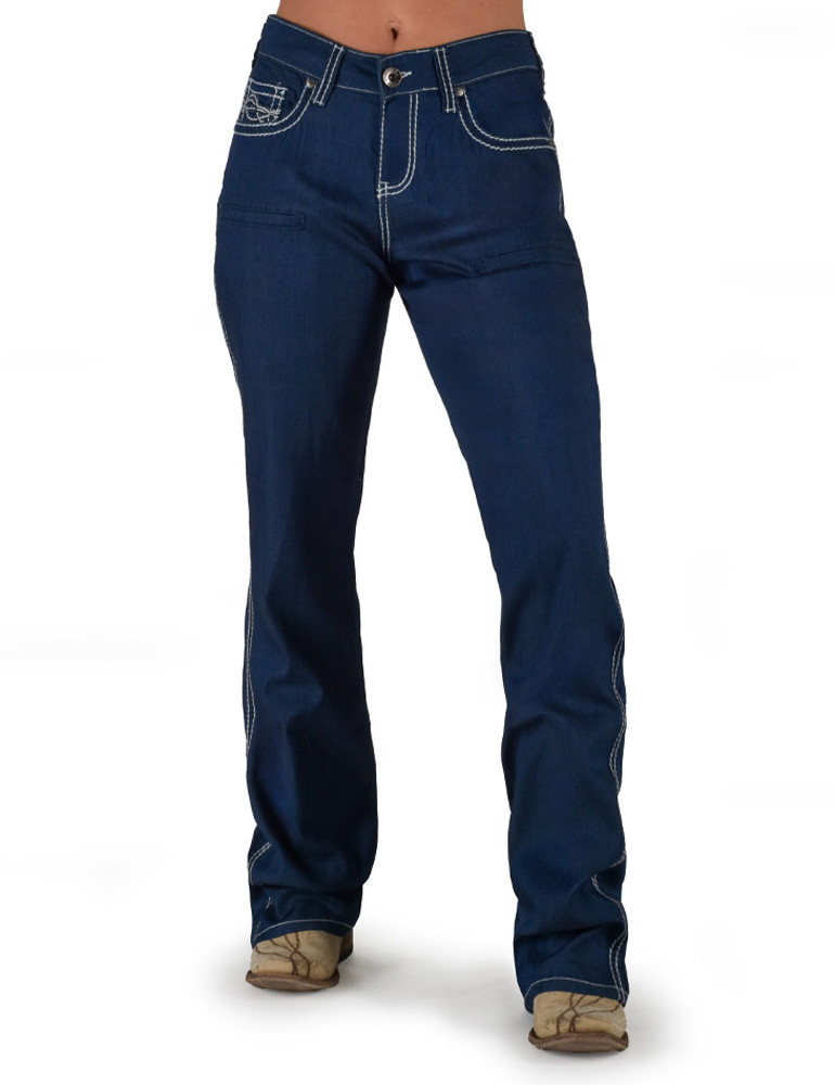 UltraBreathe Indigo Bootcut - Cowgirl Tuff Co. & B. Tuff Jeans