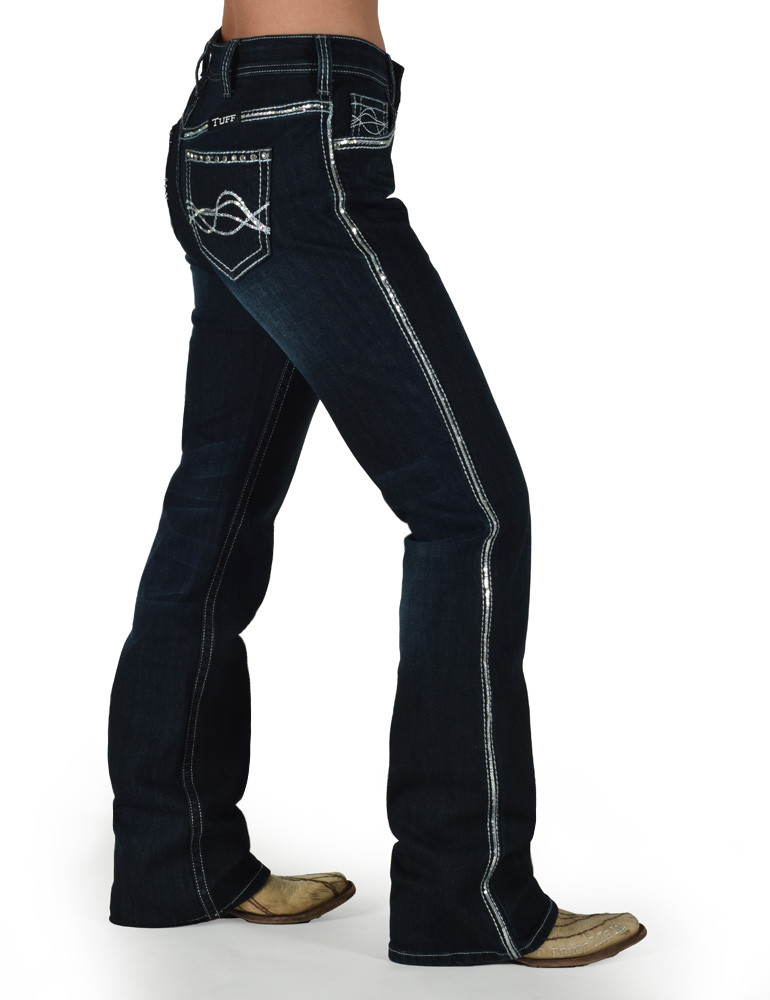 Bootcut Jeans Ladies Western Jeans With Bling Bling Bootcut