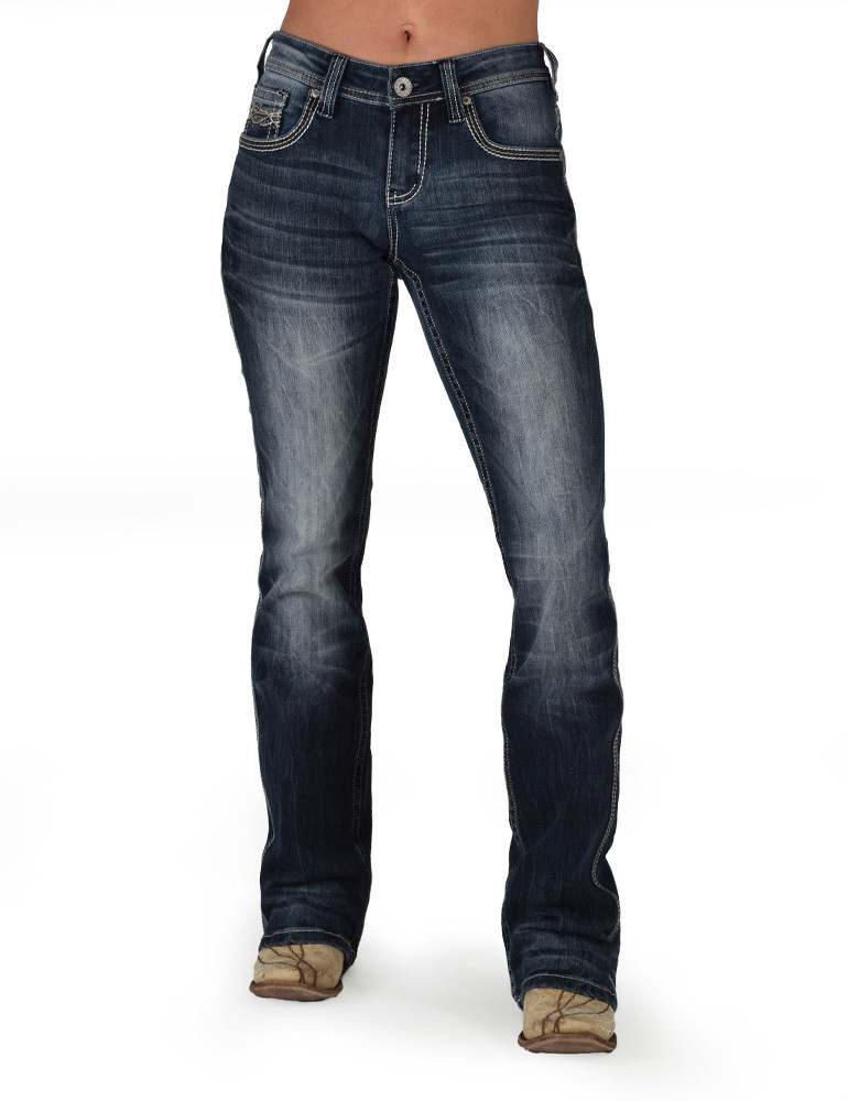 Dark Faded DFMI - Cowgirl Tuff Co. & B. Tuff Jeans