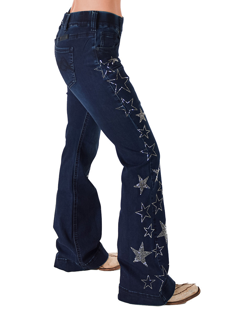 パンツ Fhover star JEANS supplier Pull-On Stars Trouser - Cowgirl Tuff Co. & B. Tuff Jeans