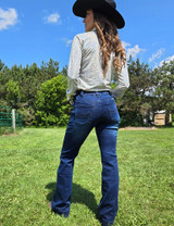 Pull-On Sapphire Bling Trouser