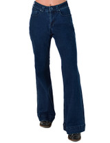 Dark Wide Leg Trouser