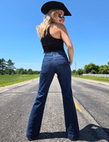 Dark Wide Leg Trouser