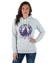 Bird's Bananza print on Junior Fit hooded sweatshirt