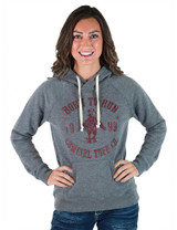 Born to Run print on Junior Fit hooded sweatshirt