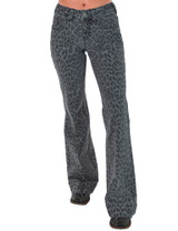 Gray Leopard Trousers