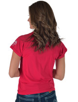 Red Short Sleeve Cooling Breathe Tee Lightweight High Stretch