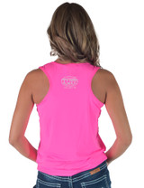 Hot pink Cooling Breathe Racerback Tank Top Lightweight High Stretch
