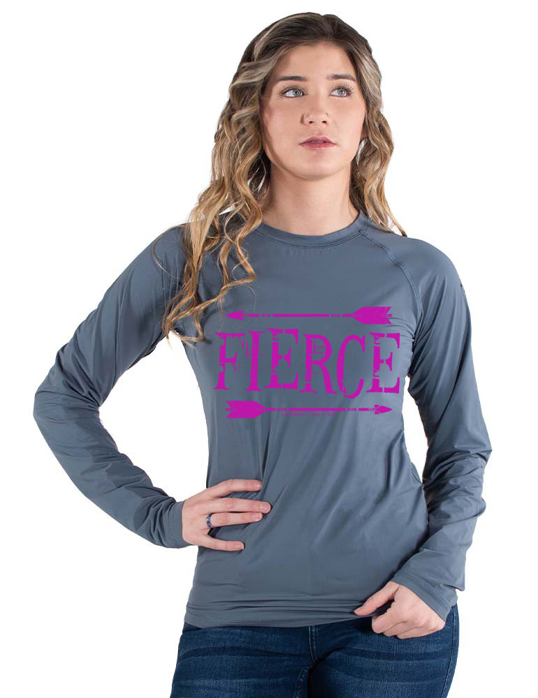 Girl's Cowgirl Tuff Long Sleeved Tee - F00325