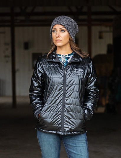 Jacket (Black Mid-weight With Black Embroidery Logos) Jacket (Black Mid-weight With Black Embroidery Logos)