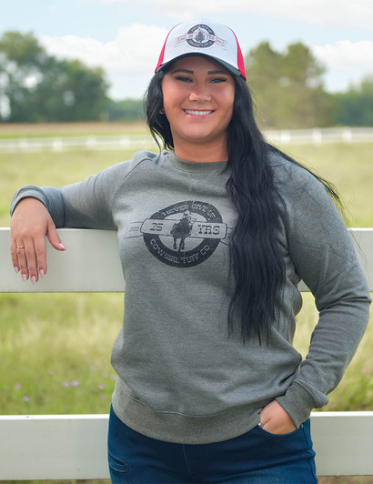 25 Year Anniversary Ladies Fit Crewneck Sweatshirt (Gray)