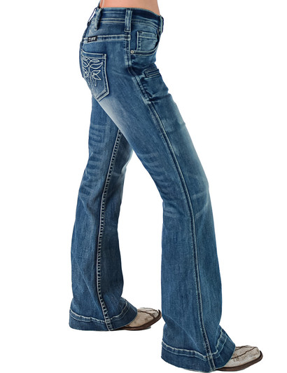 Swirl BootStitch Trouser Medium