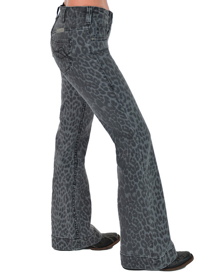 Gray Leopard Trousers
