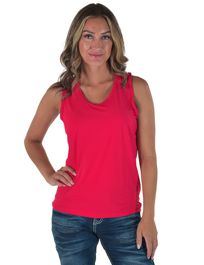 Red Cooling Breathe Racerback Tank Top Lightweight High Stretch