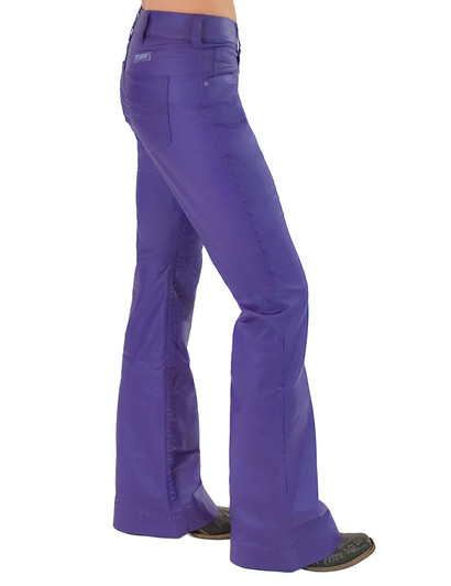 Purple Flirt Pull-On Trousers