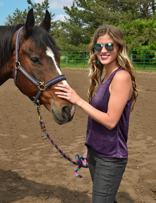 Flowy Gathered Racerback Tank Top (Purple Lightweight Shimmer Breathe)