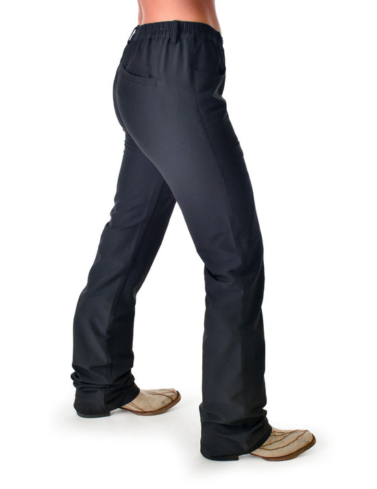 WHPH Unlined Pants  (Black Mid-Weight Stretch Unlined Microfiber)