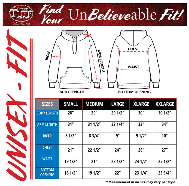 B. Tuff script print unisex hooded sweatshirt (navy)