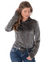 Pullover Button-Up (silver shimmer)