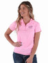 Breathe Instant Cooling UPF quarter zip short sleeve tee (bubblegum pink)