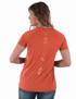 Breathe Instant Cooling UPF short sleeve raglan/baseball tee (rust)