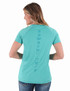 Breathe Instant Cooling UPF short sleeve raglan/baseball tee (turquoise)