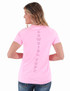 Breathe Instant Cooling UPF short sleeve raglan/baseball tee (bubblegum pink)