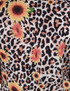 Pullover Button-Up (leopard and sunflowers print)