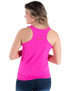 Breathe Instant Cooling UPF racerback tank (hot pink)