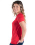 Breathe Instant Cooling UPF short sleeve raglan/baseball tee (bright red)