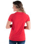 Breathe Instant Cooling UPF short sleeve raglan/baseball tee (bright red)