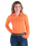 Breathe Instant Cooling UPF pullover button up (tangerine)