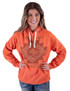 It's a Spirit bling UNISEX FIT hooded sweatshirt (tangerine)