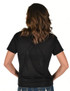 Short Sleeve V-Neck Tee (Black Lightweight Shimmer Breathe)