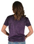 Short Sleeve V-Neck Tee (Purple Lightweight Shimmer Breathe)