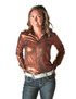 Pullover Button Up (Rust Lightweight Shimmer)