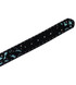 Black Embossed Leather Belt with Glitz, Silver Stitching, Silver Studs and Buckle