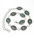 Turquoise Stone Concho Chain Belt