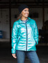 Jacket  (Turquoise Mid-weight With Black Embroidery Logos)